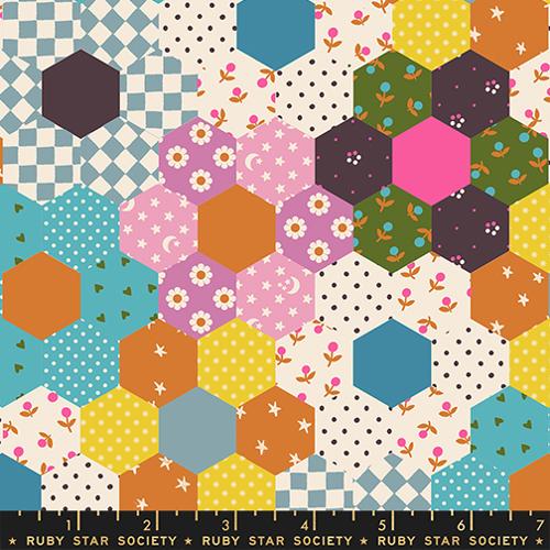 Catnap - Flower Garden 30s, Blue - RS4130-12