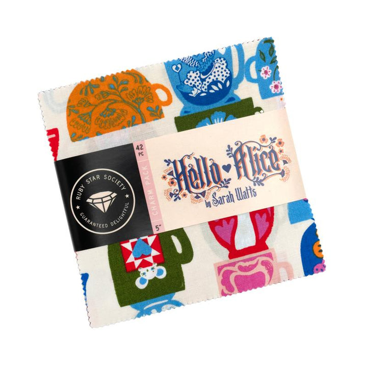 Ruby Star Society - Hello Alice Charm Pack - 42 5" squares