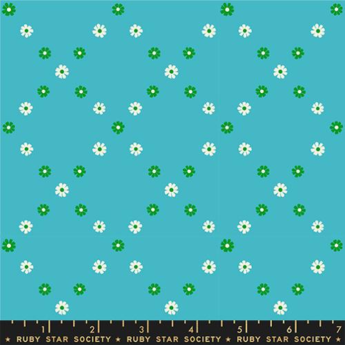 Best Day Ever - Diamond Flowers, Turquoise - RS0107-16