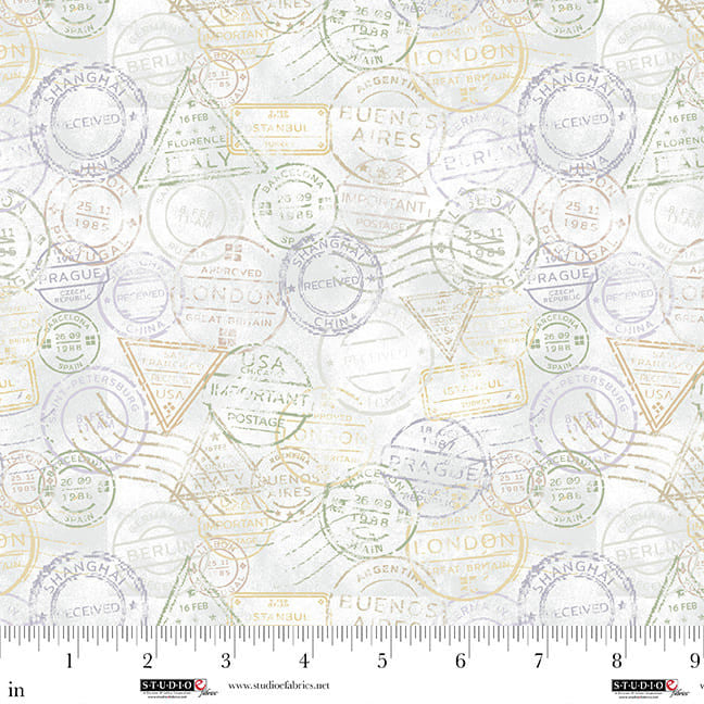Air Mail -  Postage Stamps, Mist - E-8501-19
