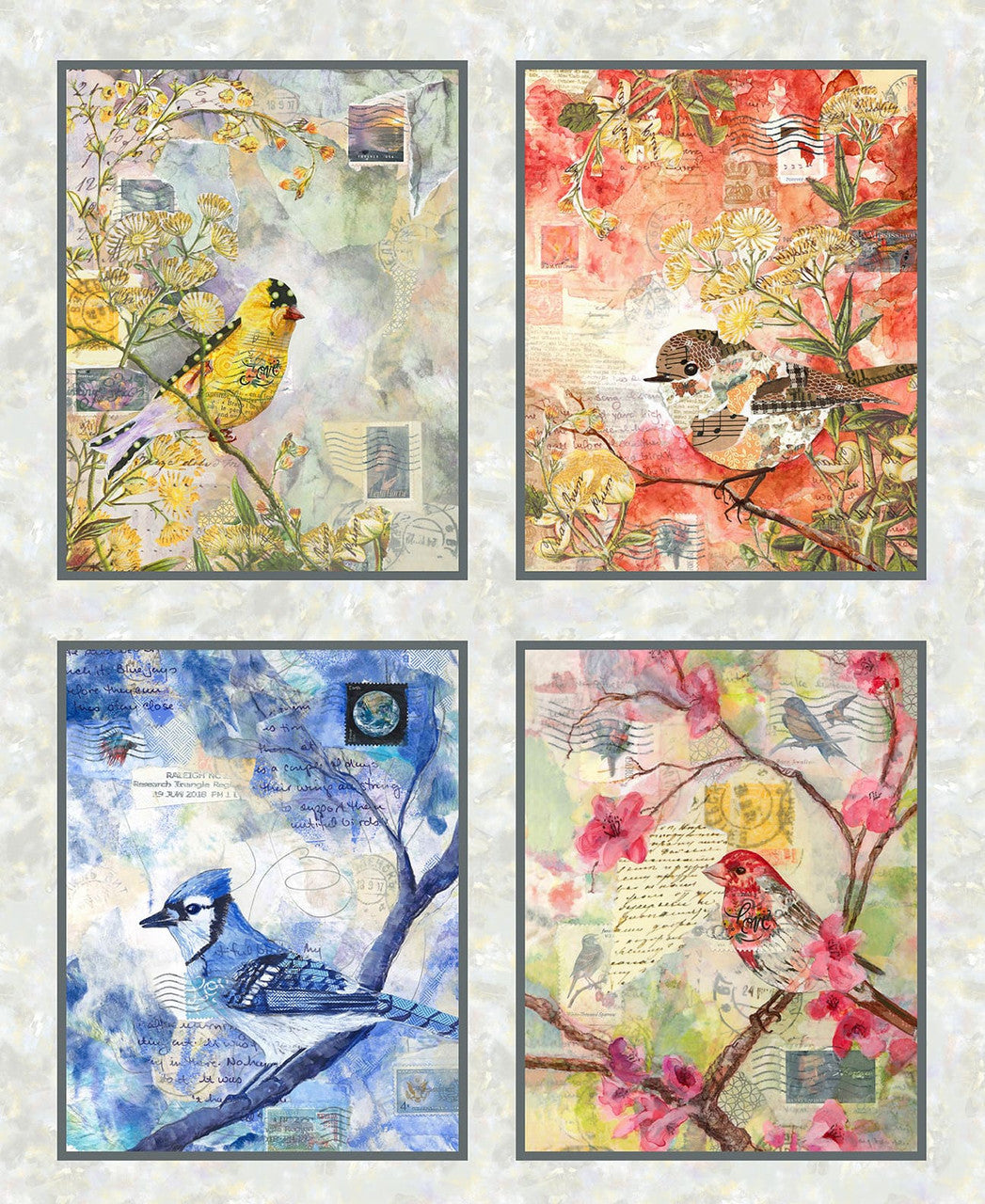 Panel - 489 Airmail Blocks