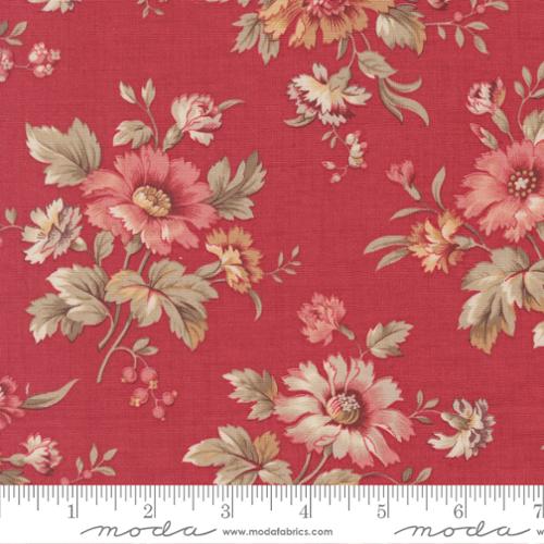 Joie De Vivre - Cosmos Florals, Red - 13981-13