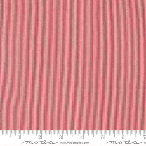 Joie De Vivre - Chardon Stripes, Red - 13988-11