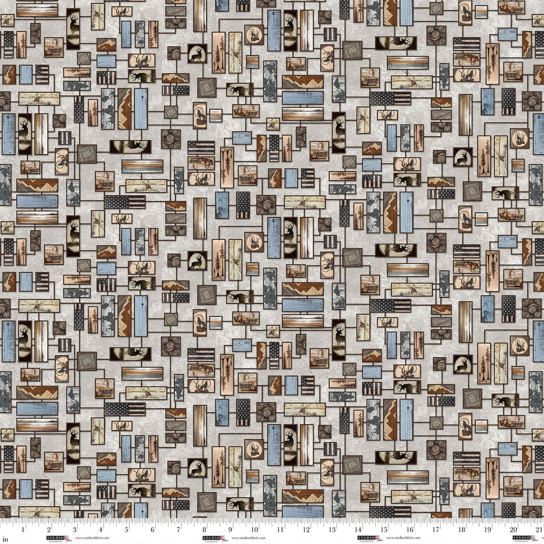 Out of the Woodwork - Art Wall, Mist - 8562-19