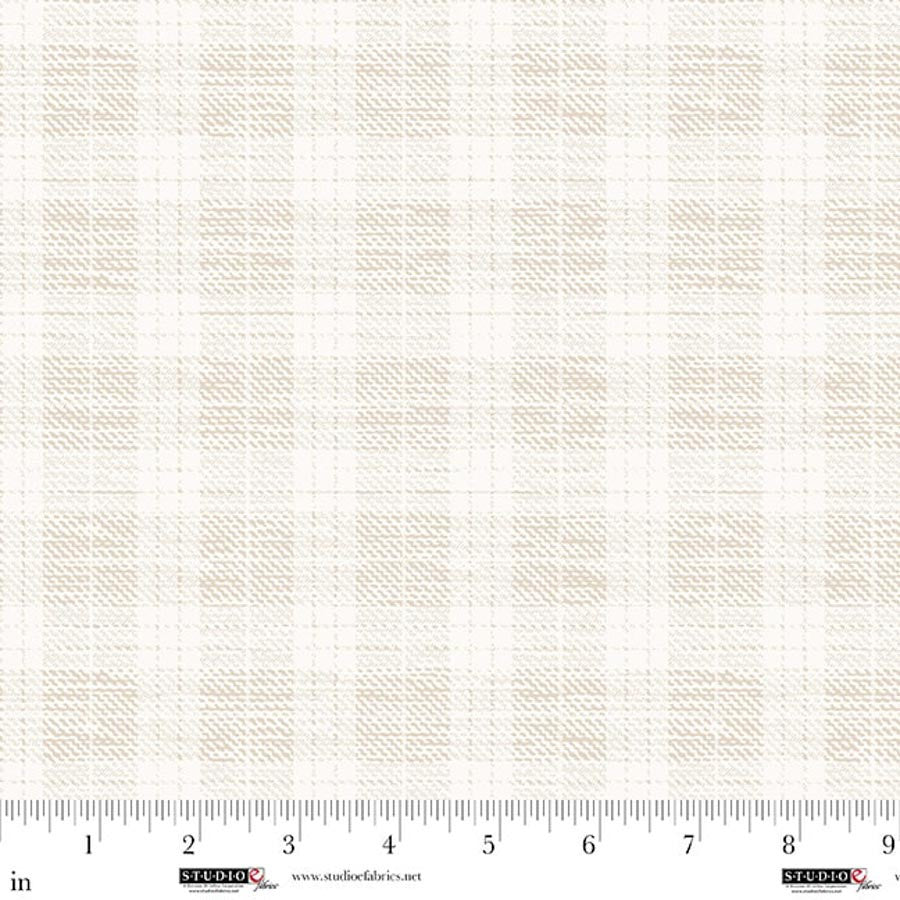 Pieces of America - Plaid, Cream - 8595-14