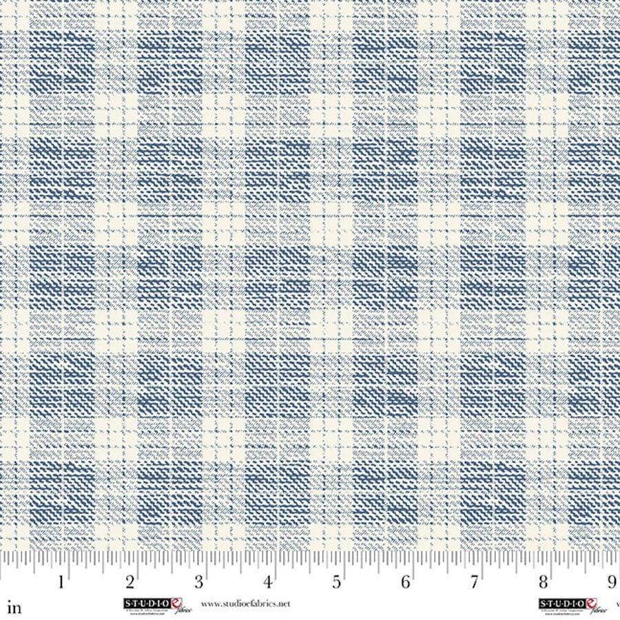 Pieces of America - Plaid, Blue - 8595-73