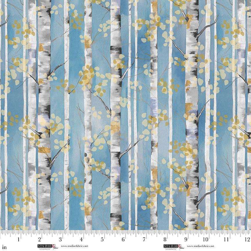 Behind Blue Eyes - Birch Trees, Slate - 8649-79