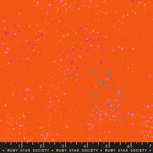 Speckled Canvas - Splatter Paint , Goldfish - RS1117 120L
