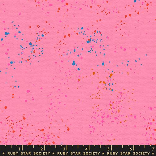 Speckled Canvas - Splatter Paint , Flamingo - RS1117 123L