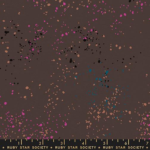 Speckled Canvas - Splatter Paint , Caviar - RS1117 134L