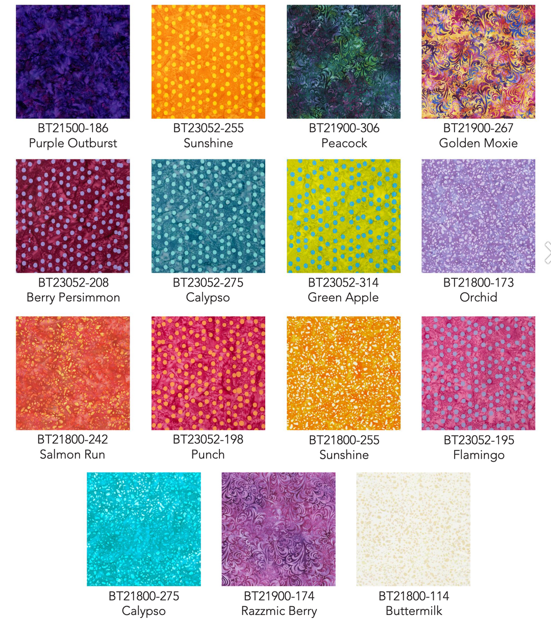 Fat Quarter Bundle - Hyperion - Set of 15