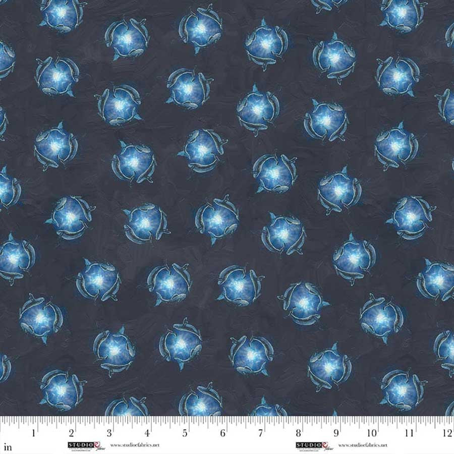 A Drop in the Ocean - Whale Circles, Midnight - E-8816-74