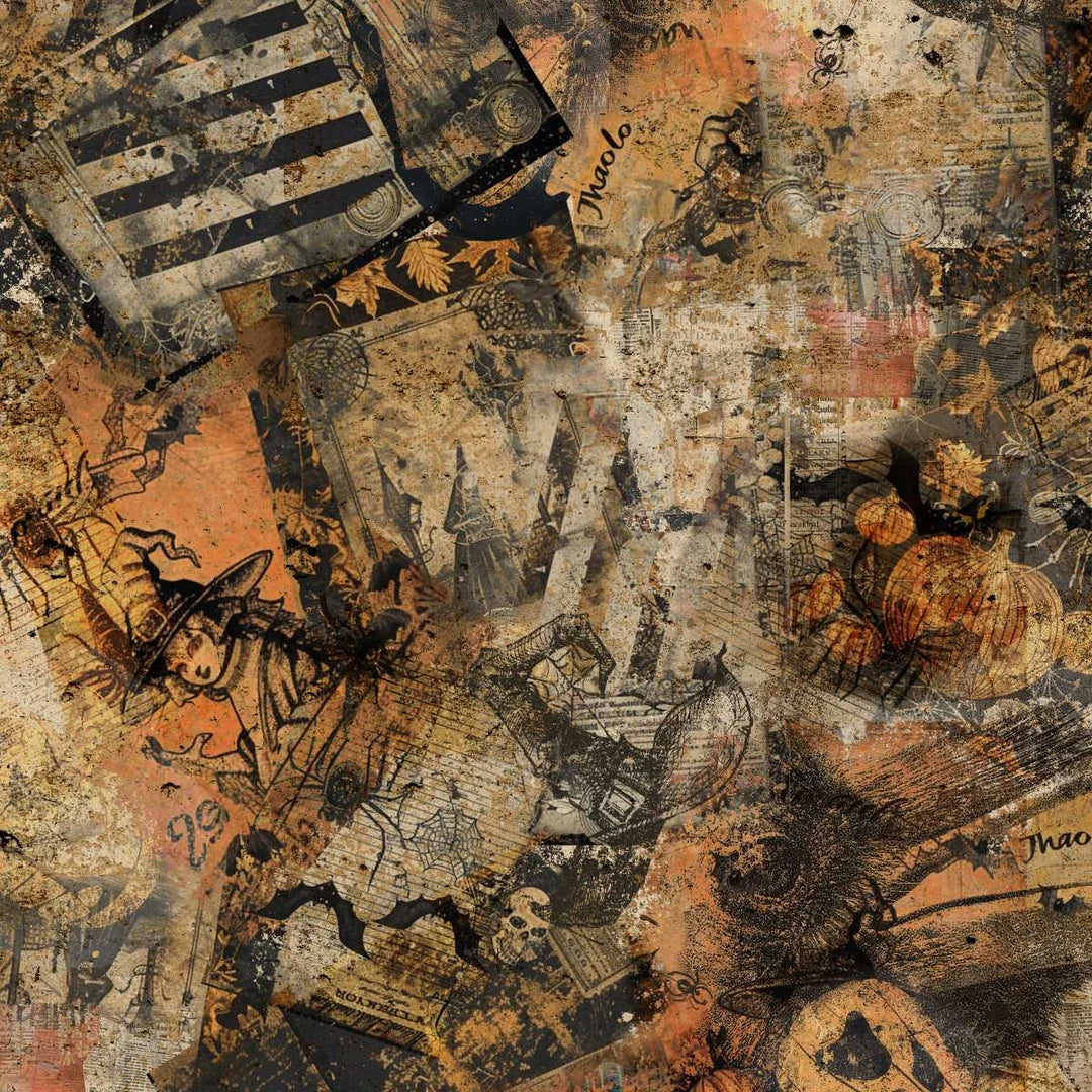 Scary Spice - Paper Collage, Butterscotch - 8825-48