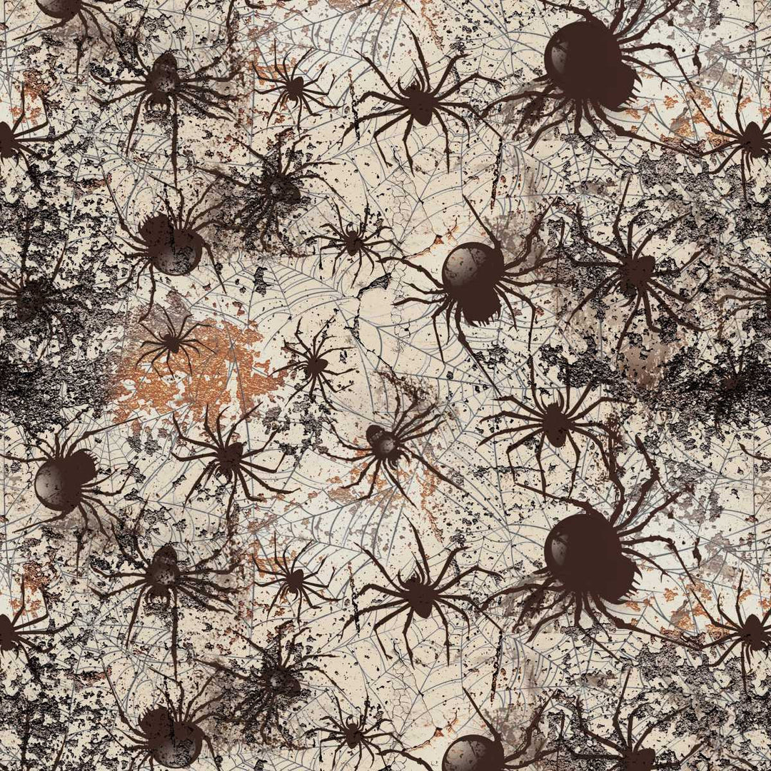Scary Spice - Spiders, Sepia - 8830-34