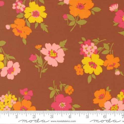 Happy Daze - Groovy Garden Florals, Rust - 33843 20