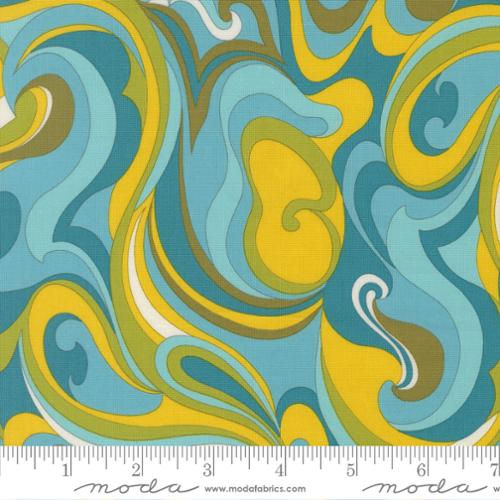 Happy Daze - Vibing Swirls, Aqua - 33844 15