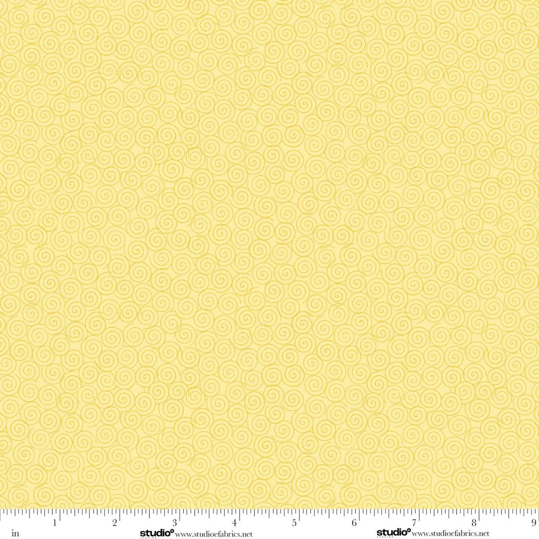 Lucky Duck - Swirls, Cornsilk - 8983-42