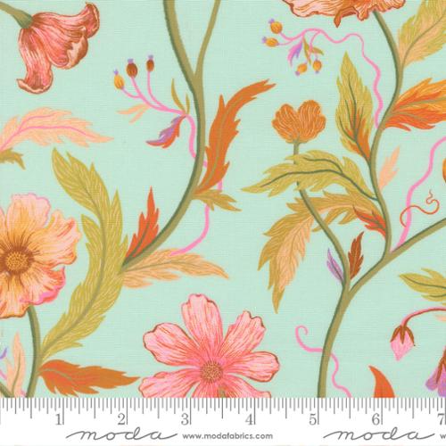 Floral Fondant - Pastel Petal, Sky - 14130 16