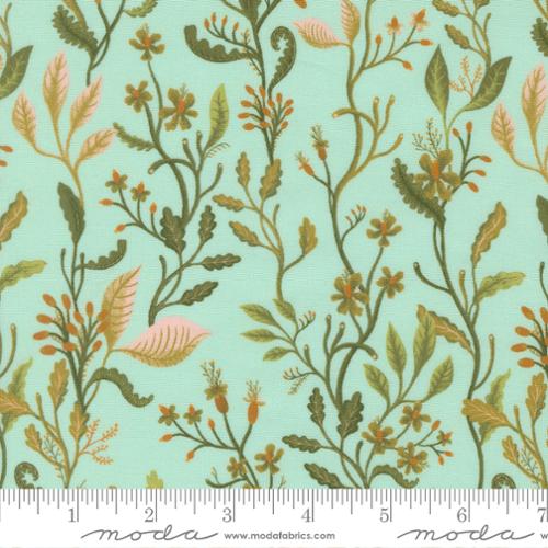 Floral Fondant - Pastel Floral, Sky - 14131 16