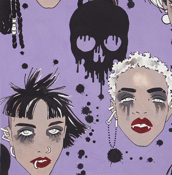 Alexander Henry - Vamps, Purple - 8994C
