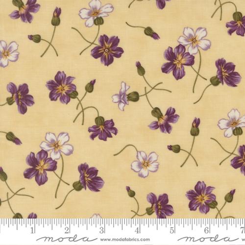 Collections Essence - Plum Florals, Parchment - 46271 11