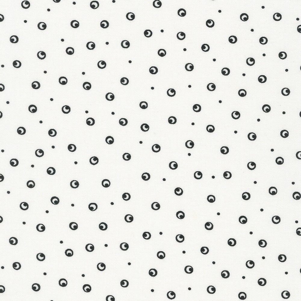 Flowerhouse - Hints of Prints Moons, Black - 21898-2