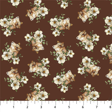 Countryside Comforts - Cows, Brown - 90738-36
