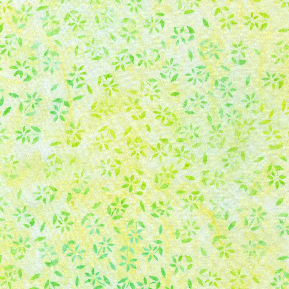 Petite Pastels - Daisy, Lime - AMD-22204-50 - Artisan Batiks