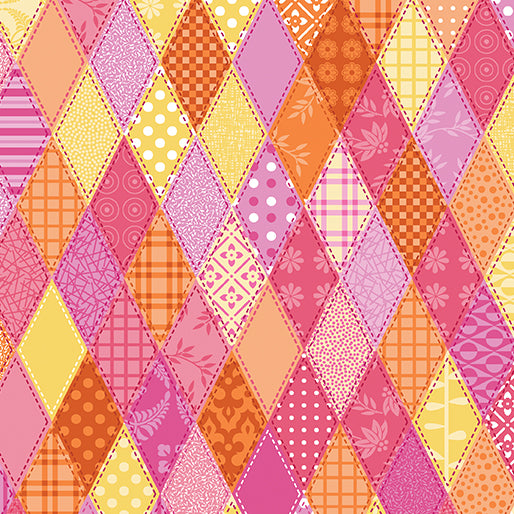 Serendipity - Serendipity Diamond Patch, Pink - 16119-21