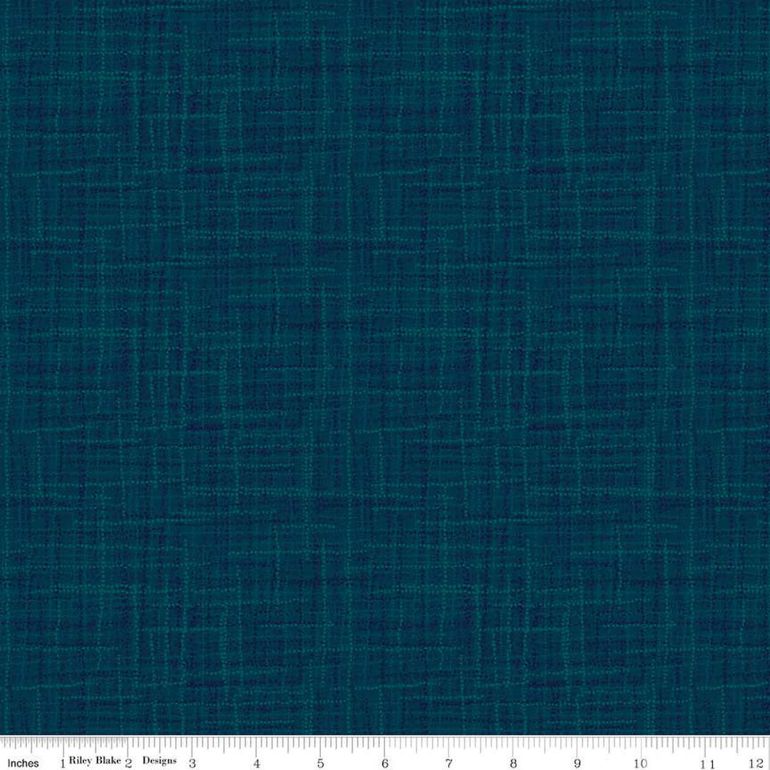 Grasscloth Cottons - Warm Navy - C780
