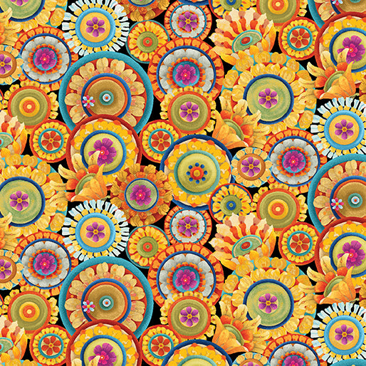 Something to Crow About - Sunshine Gold/Multi - 16082-33