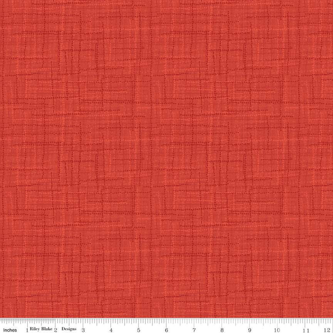 Grasscloth Cottons - Vermilion - C780