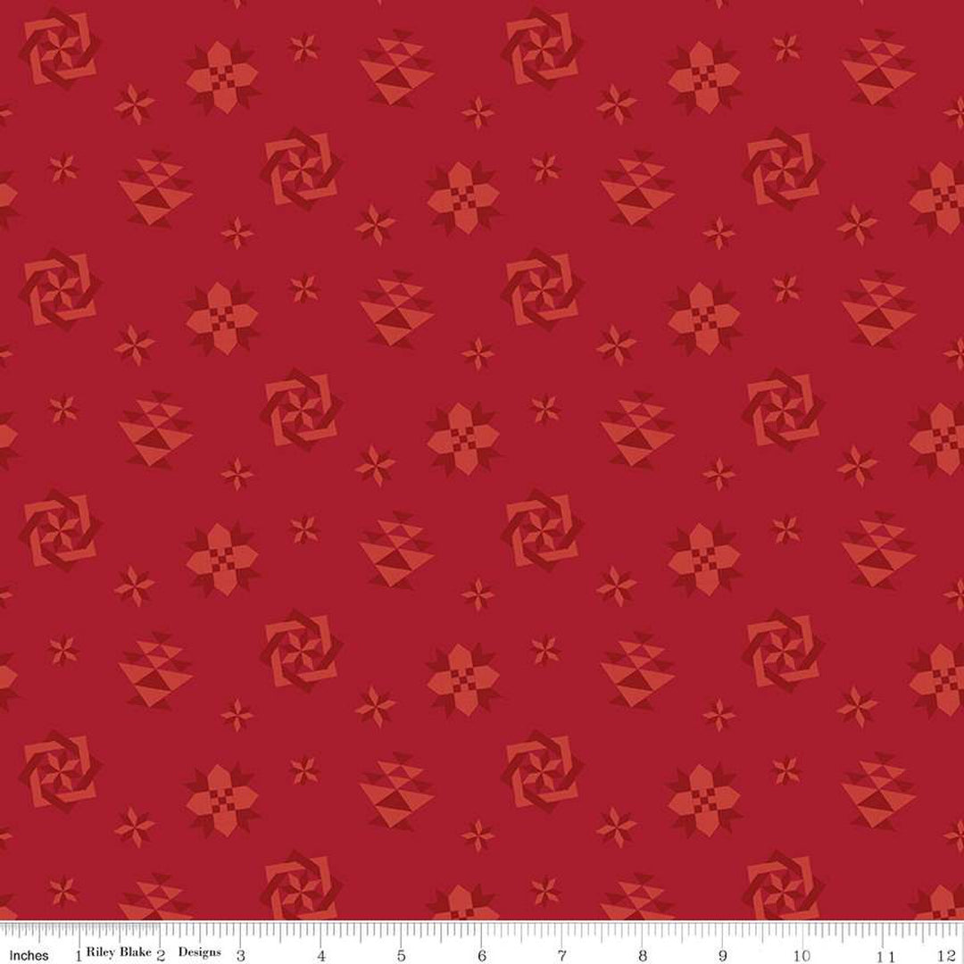Spring Barn Quilts - Quilt Blocks - C14332-Red