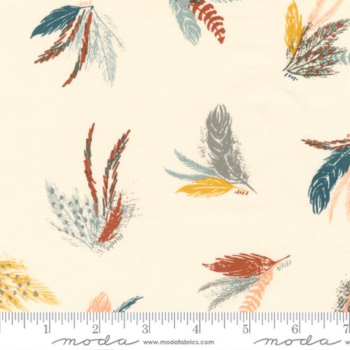 Woodland Wildflowers - Feather Friends, Cream - 45581 11