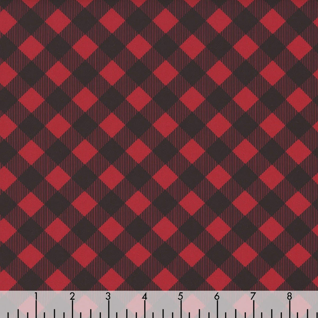 Chillin & Grillin - Gingham Check, Red/Black - 14359-20