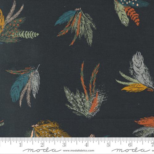 Woodland Wildflowers - Feather Friends, Charcoal - 45581 19