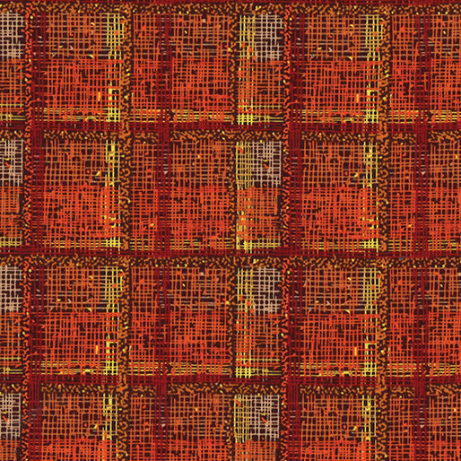 Benartextures - Crosshatch Orange - 9195-33