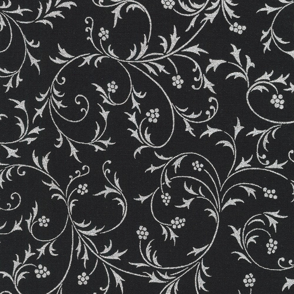 Holiday Flourish-Snow Flower - Taupe Color Story, Onyx - SRKM-21600 - 181