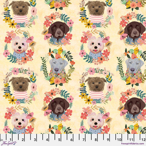 Floral Pets - Puppy Wreaths - PWMC052.XYELLOW