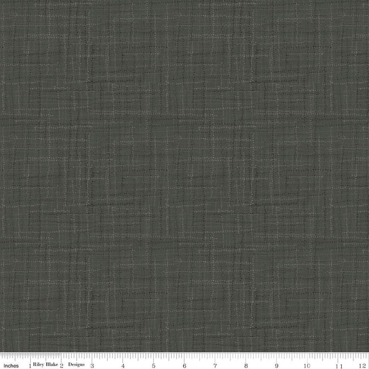 Grasscloth Cottons - Charcoal - C780