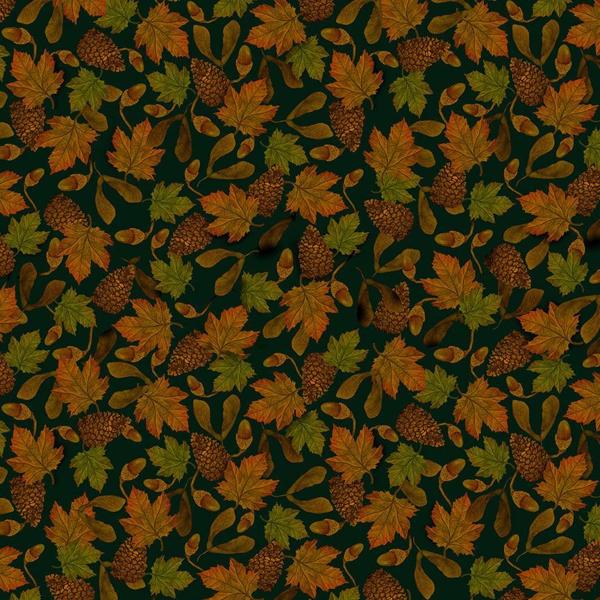 Nightfall - Autumn Leaves & Pine Cones, Autumn - Rosie-CD2489