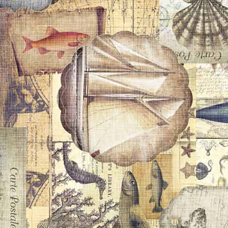 Patchwork Navi Siren's Call - Nautical Patchwork - 29992 - E – Mended Hearts Quilting ...