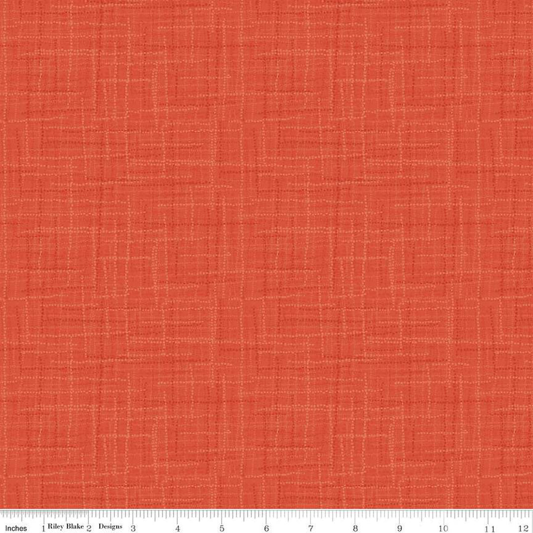 Grasscloth Cottons - Orange - C780