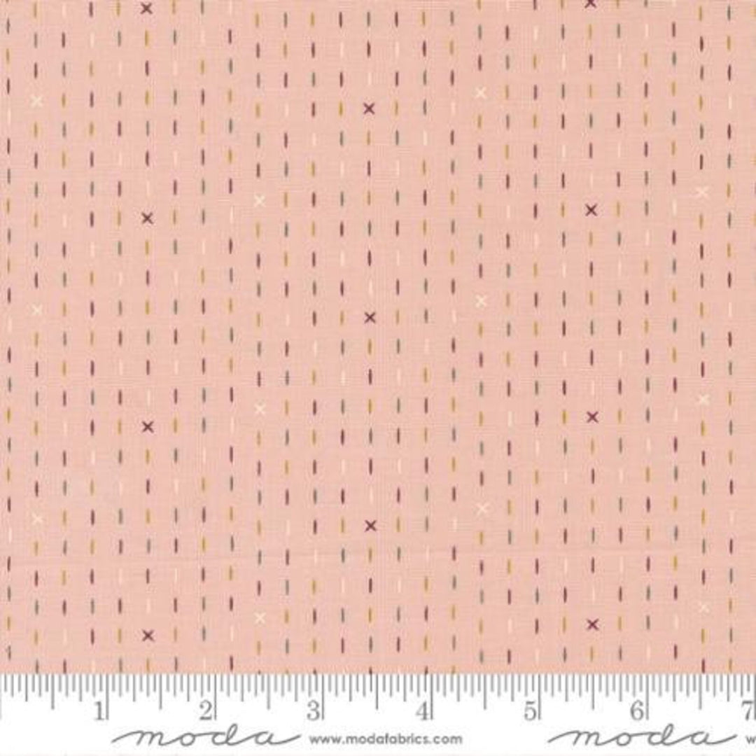 Evermore - Hand Stitched Stripes, Strawberry Cream - 43156 12