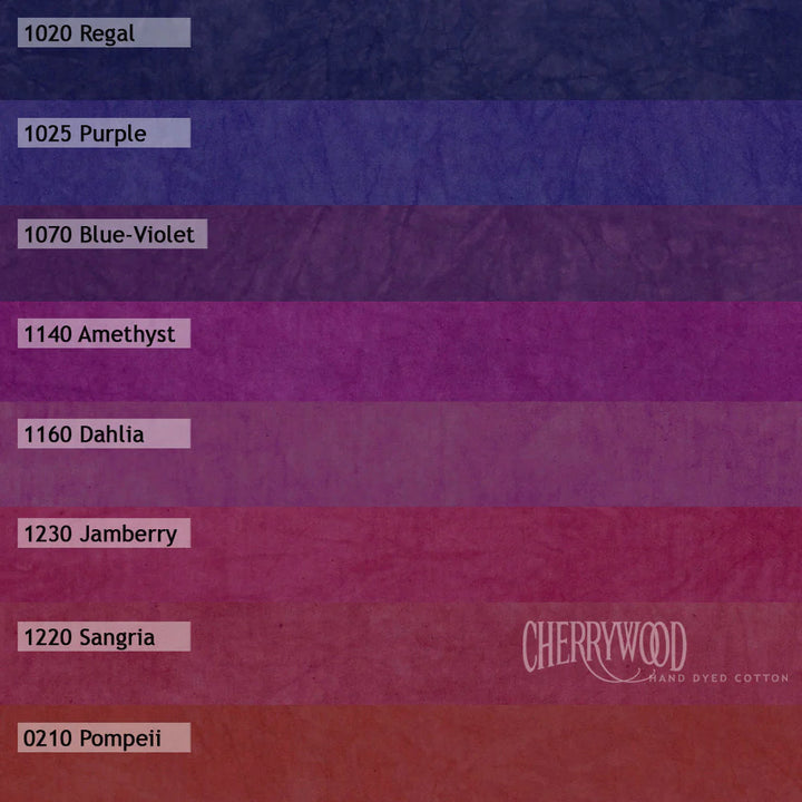 Cherrywood Fat Quarter Bundle - Alaskan Sunset - set of 8