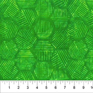 Hexies - Design 1, Avacado - 81700-75 - Banyan Batiks