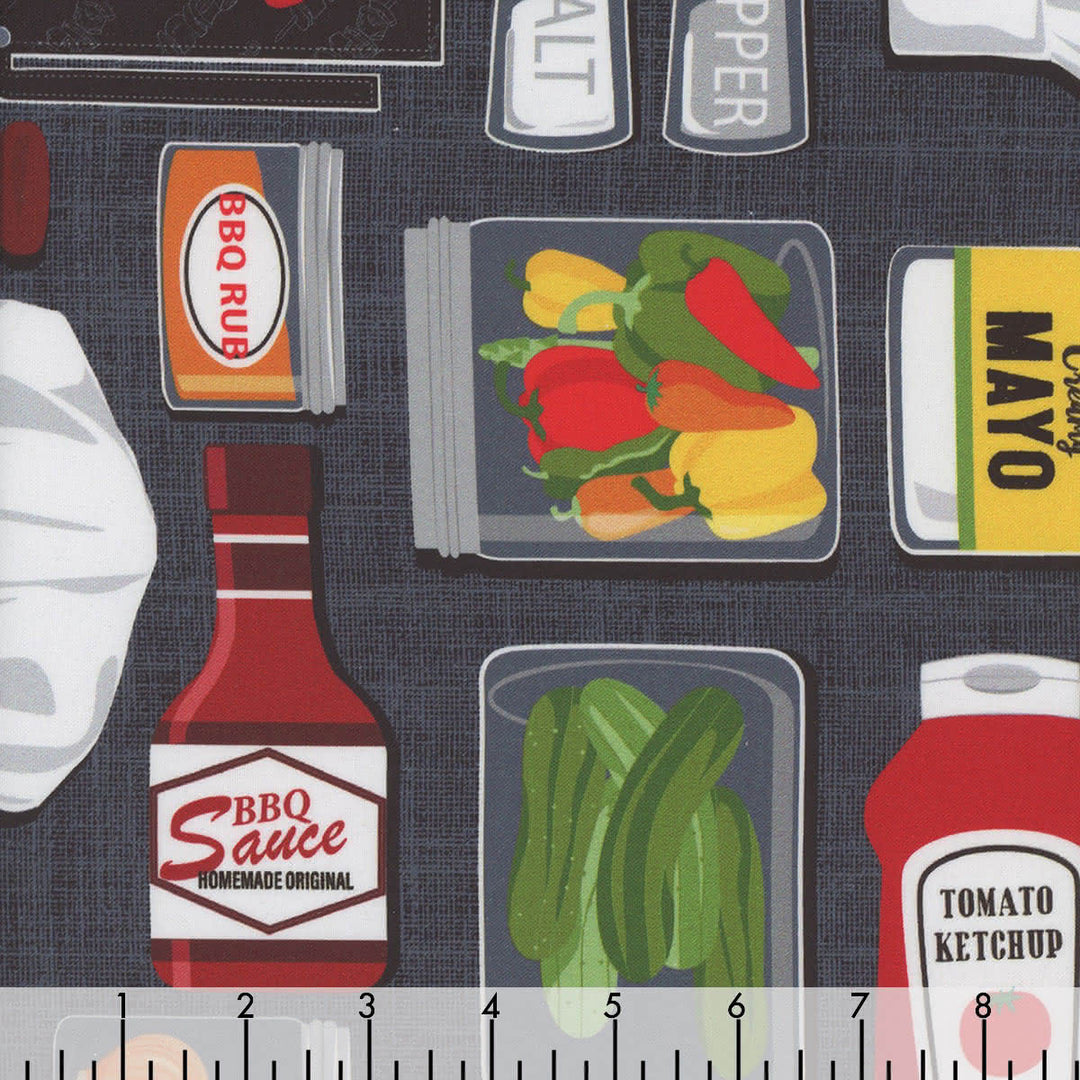 Chillin & Grillin - All the Fixins, Charcoal - 14358-08