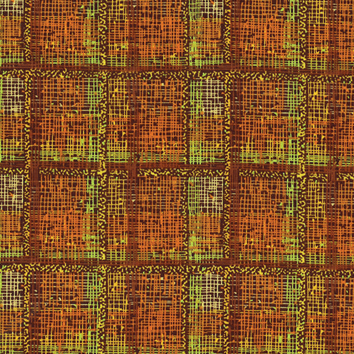 Benartextures - Crosshatch Yellow/Orange - 9195-30