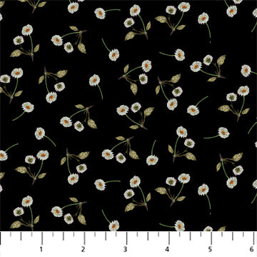 Countryside Comforts - Floral, Black - 90742-99