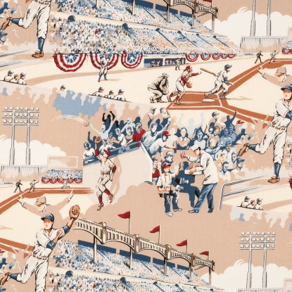 Alexander Henry - Great American Pastime, Vintage Tea - 6074 A